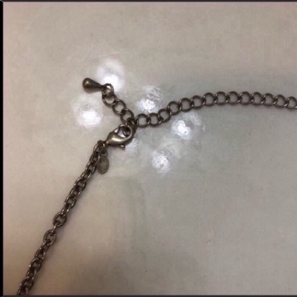 Silver Flower Statement Necklace - Picture 3 of 3